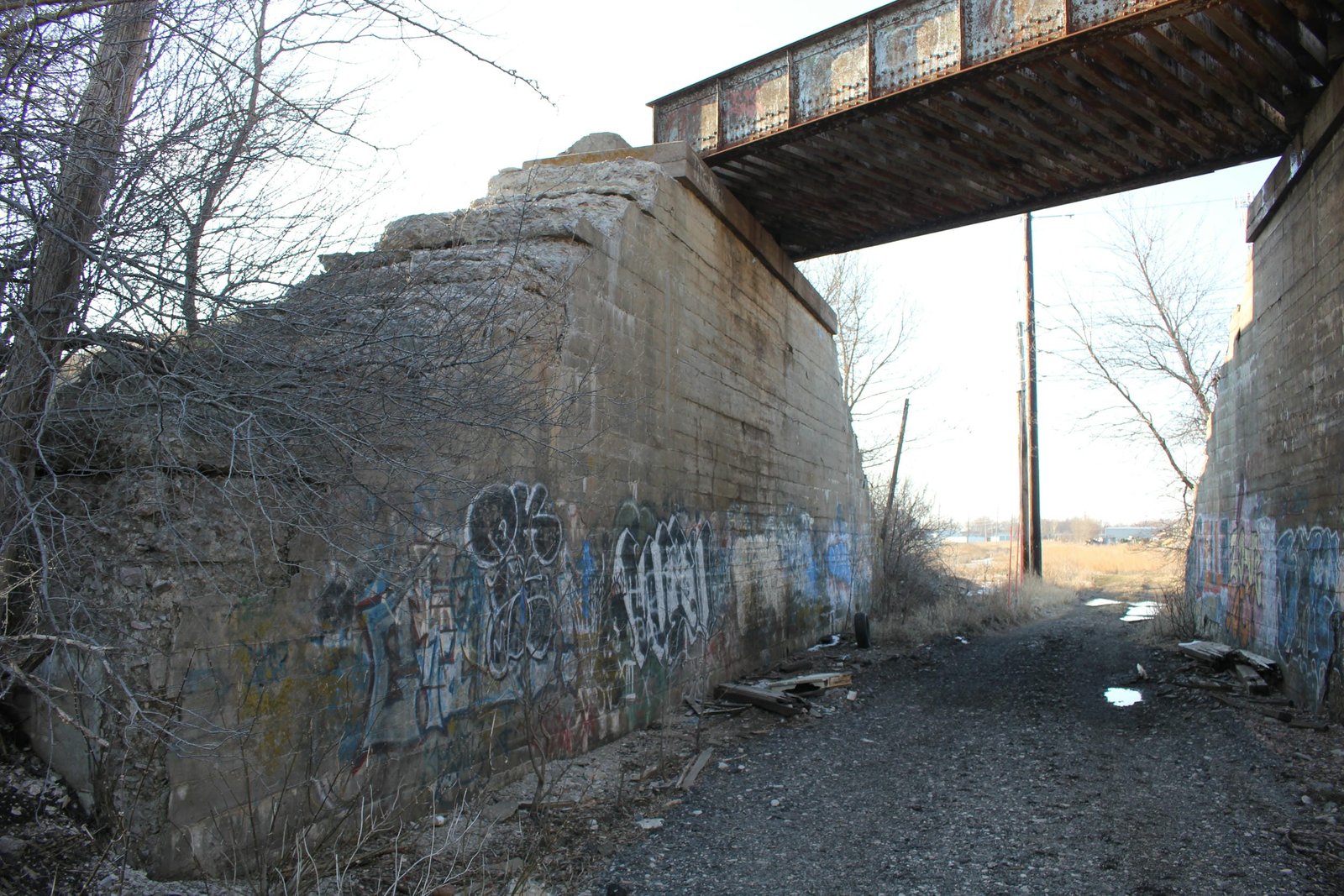West abutment
